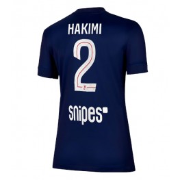 Paris Saint-Germain Achraf Hakimi #2 Thuis tenue Dames 2025-26 Korte Mouw